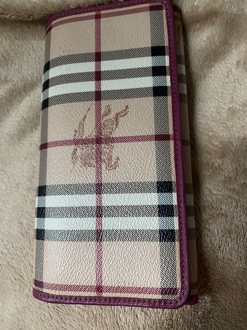 Burberry wallet long top
