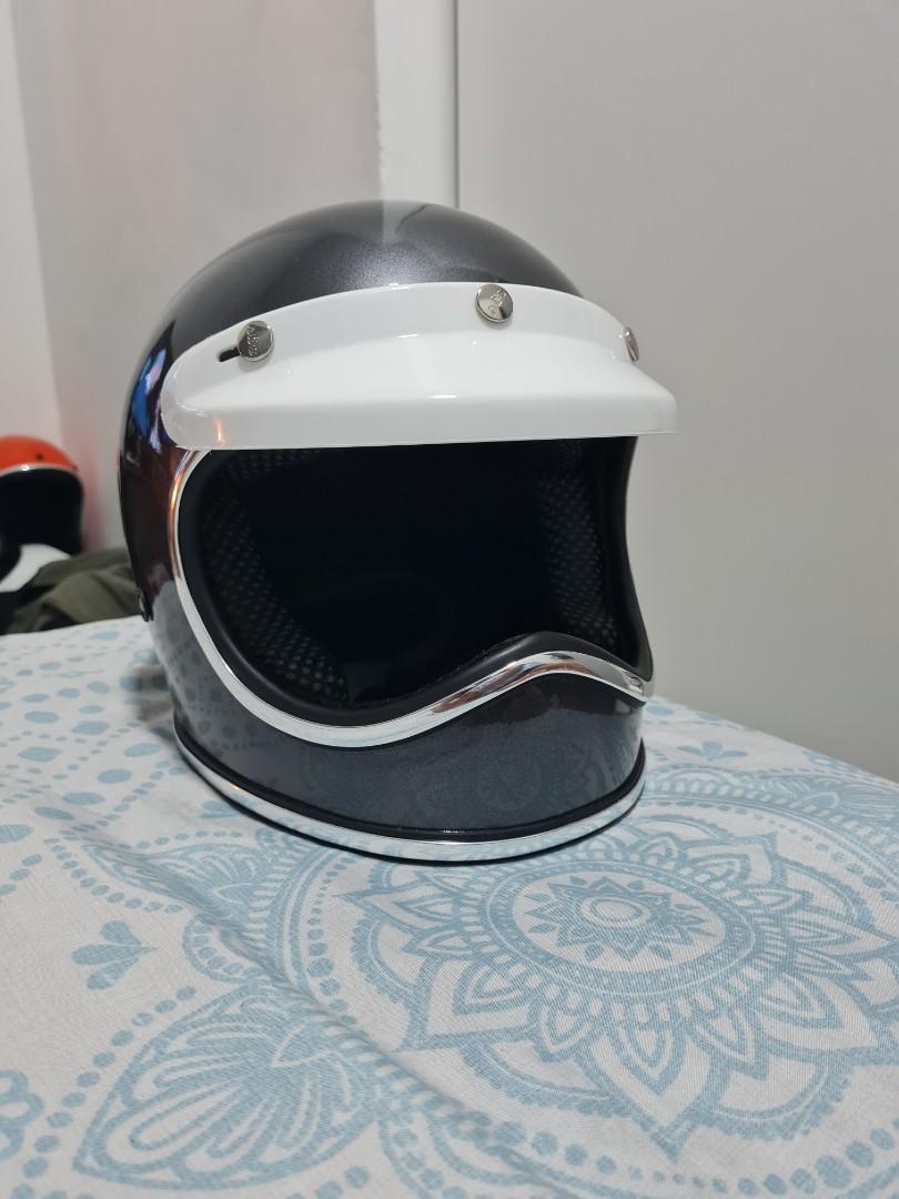 Helm cafe racer full face top