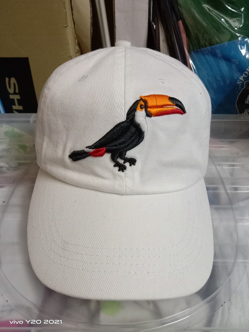Cap Bird Velcro, Men's Fashion, Accessories, Caps & Hats on Carousell