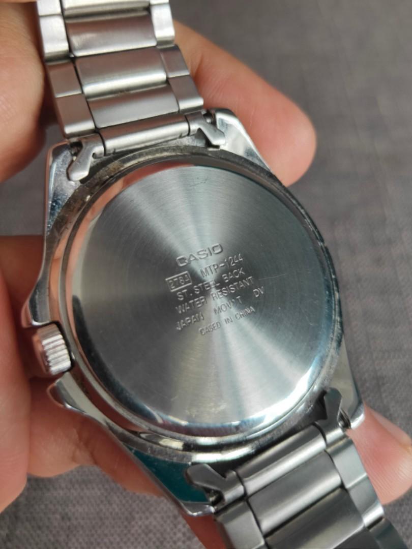 Casio MTP 1244 Men s Fashion Watches Accessories Watches on