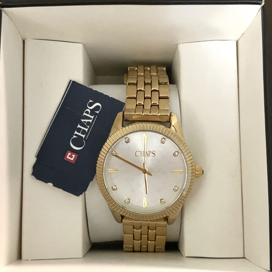 chaps gold watch