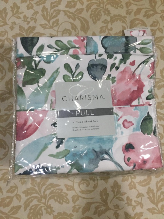 Charisma Full Size 4pc Bedsheet Set from the US, Furniture & Home