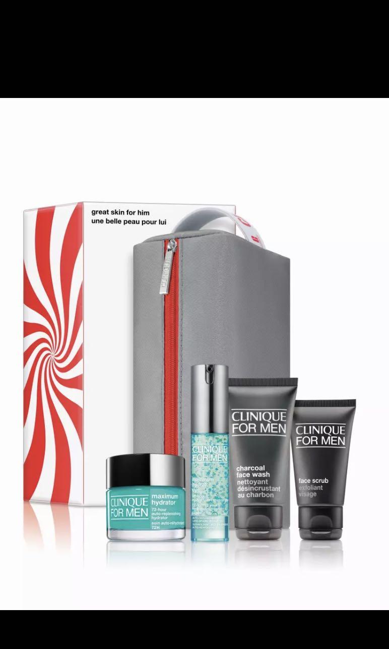 Clinique men gift set worth 168, Beauty & Personal Care, Face, Face