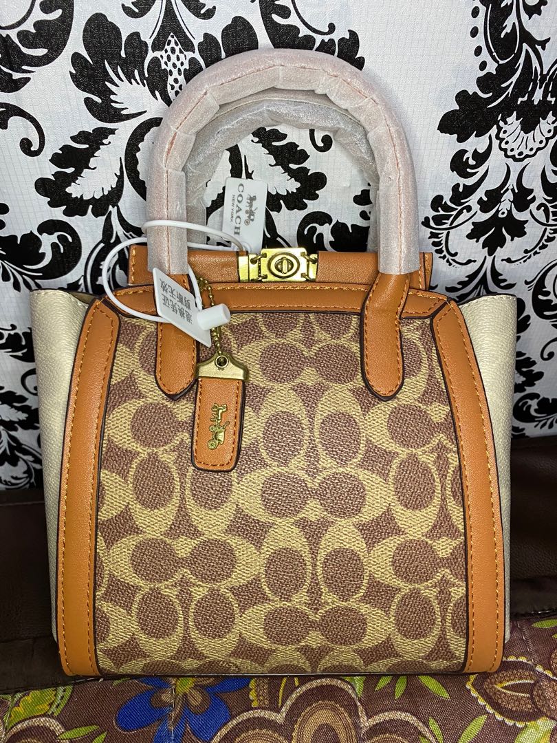 coach signature canvas women's troupe tote