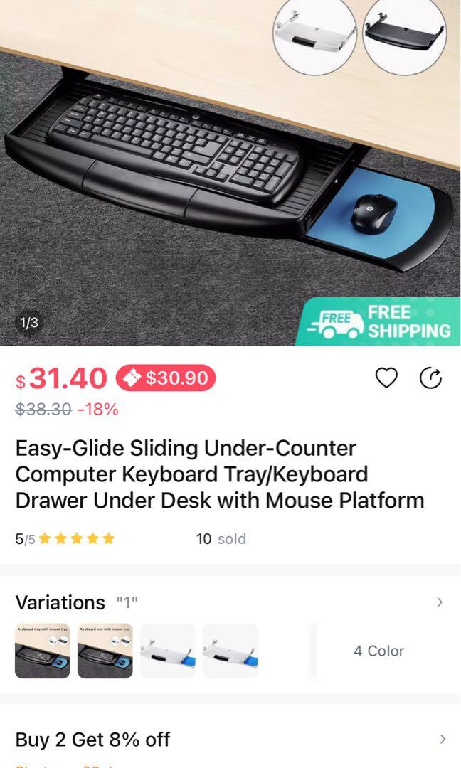 Computer keyboard pullout tray, Computers & Tech, Parts & Accessories, Computer Keyboard on