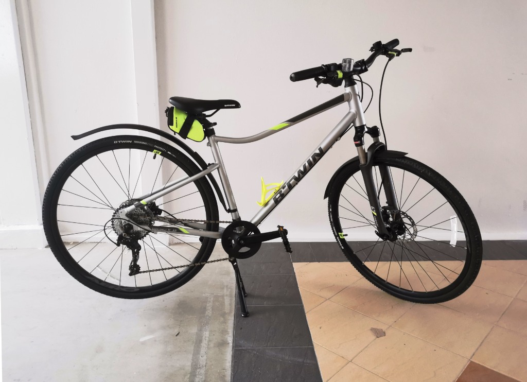 Btwin riverside 900 hybrid bike clearance