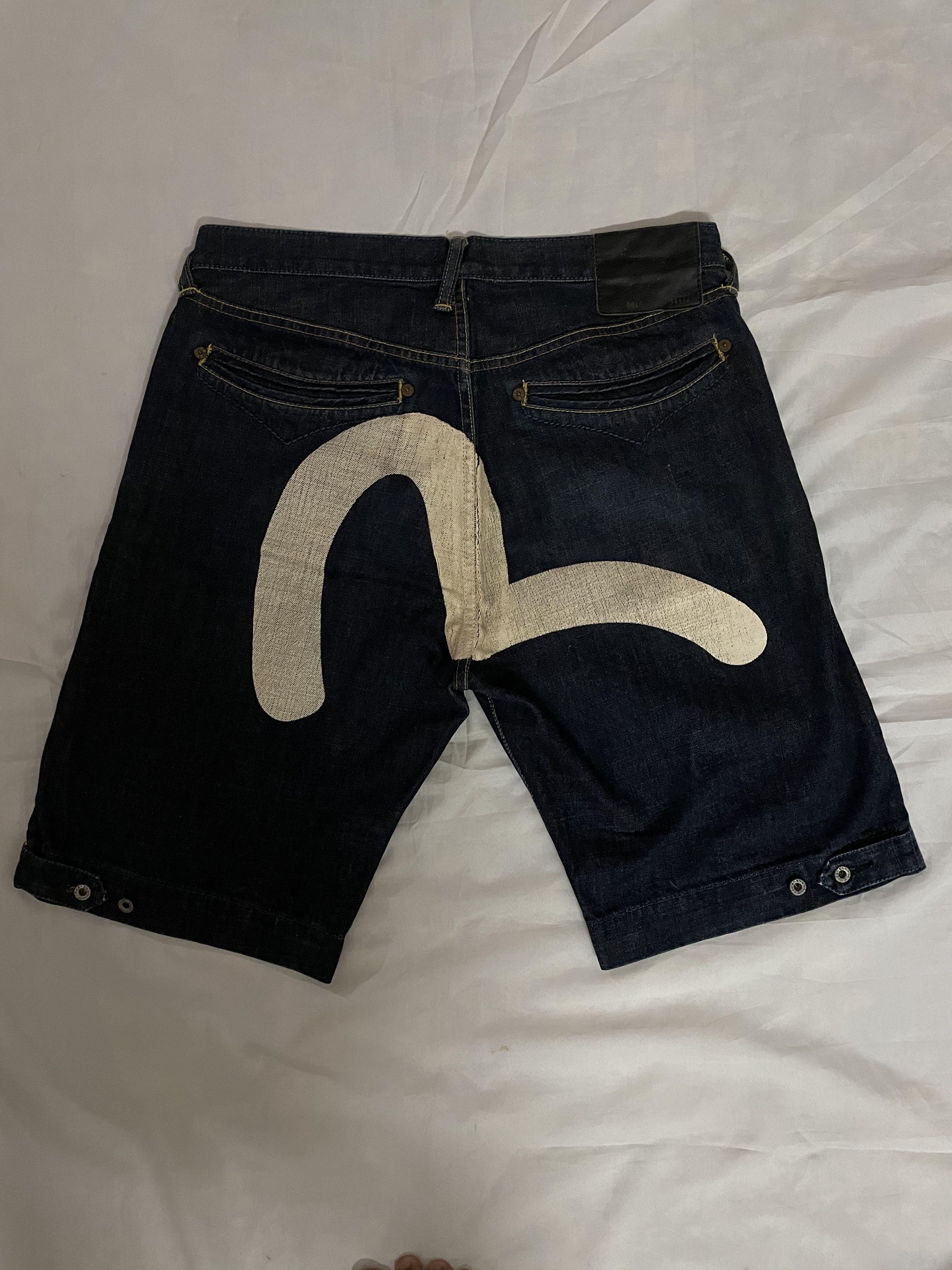 Evisu shorts Men s Fashion Bottoms Shorts on Carousell