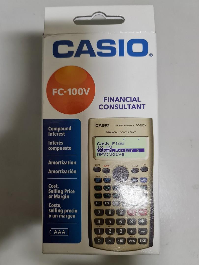 FC100V Casio Financial Calculator, Computers & Tech, Office & Business