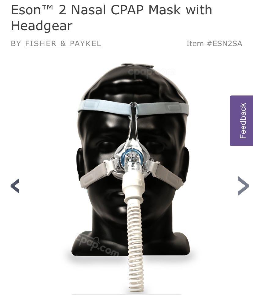 F&P Eson 2 Nasal Mask and Headgear