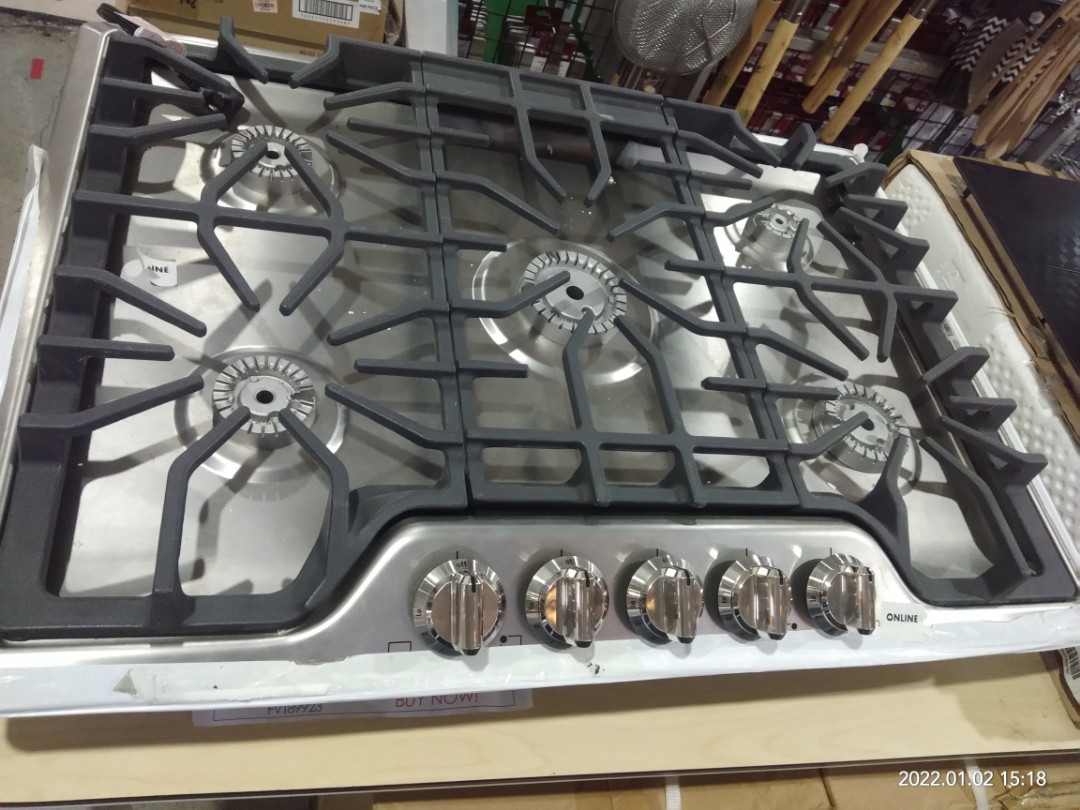 Frigidaire professional 30inch gas cooktop stainless steel Mode of