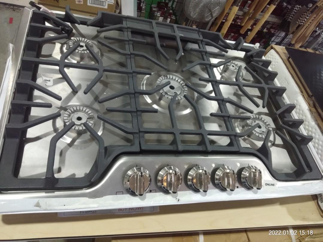 Frigidaire professional 30inch gas cooktop stainless steel Mode of