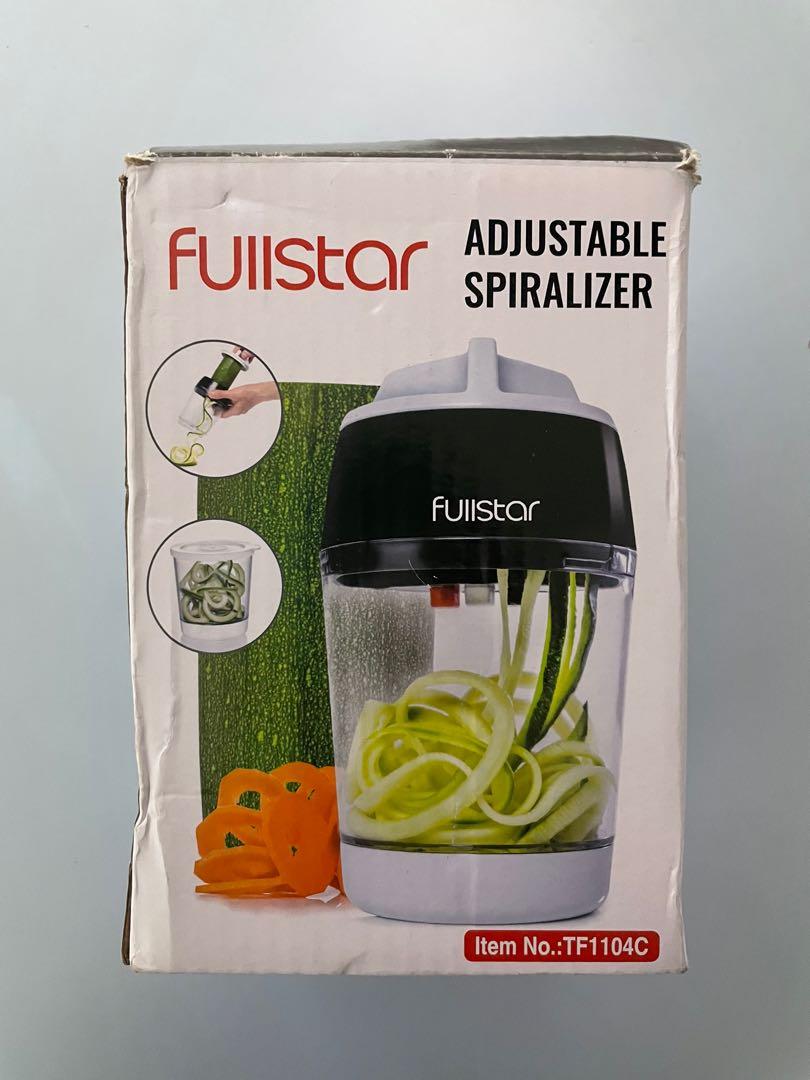 fullstar Vegetable Spiralizer Vegetable Slicer - 8 in 1 Zucchini Spaghetti  Zoodle Maker Veggie Spiralizer Adjustable Handheld Zucchini Noodle Maker