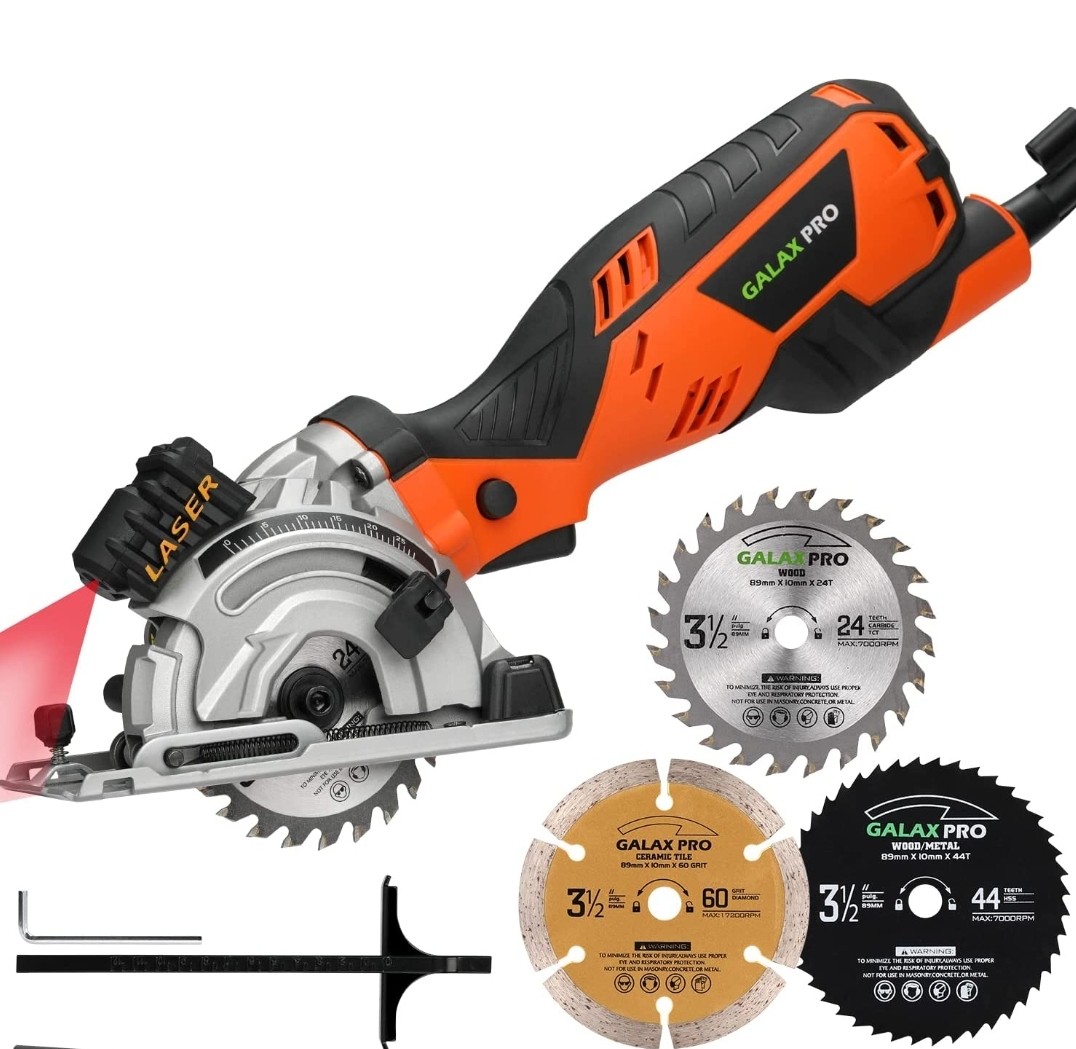 GALAX PRO 766P L Mini Plunge Saw 600W 4500RPM with Laser Max