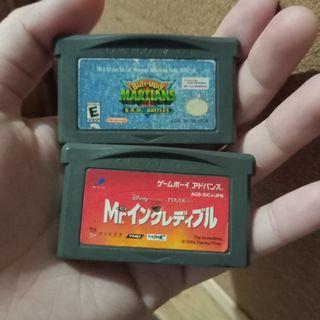 Gameboy Advance Cartridges Games - Mr Incredibles and Butt Ugly Martians