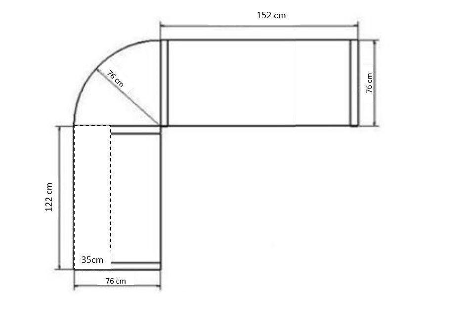 Generous Home Office Desk Freedom Zed Series Lshape, Furniture