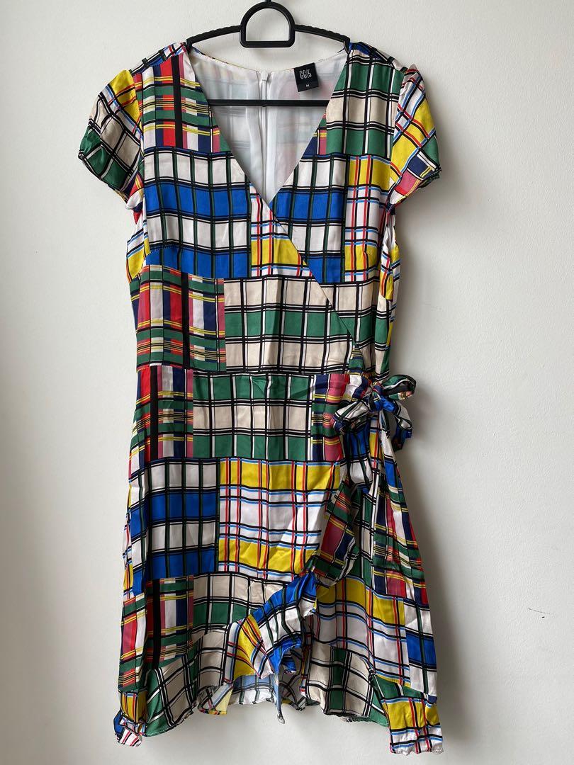 GG㰀5 multi coloured wrap dress, Women's ...