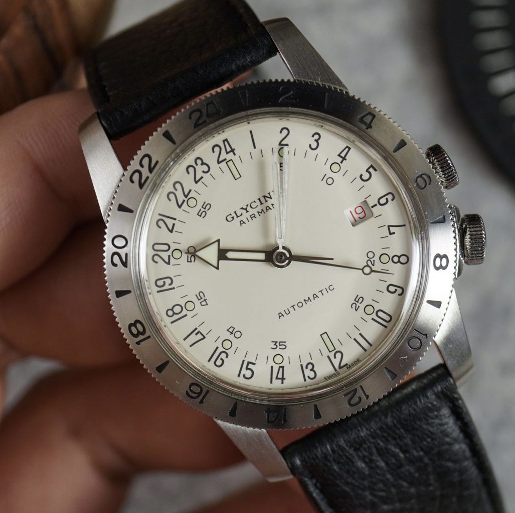 Glycine Airman 12 hours Limited edition GMT Luxury Watches on