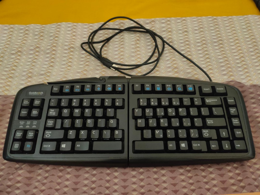 Goldtouch Ergonomic Split Keyboard (good condition), Computers & Tech ...