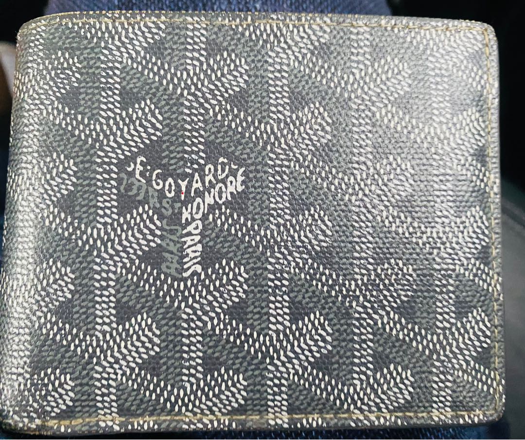 gray goyard wallet