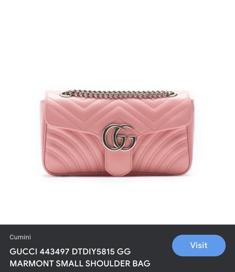 Gucci Pink Crossbody Bag, Women's Fashion, Bags & Wallets, Purses & Pouches  on Carousell