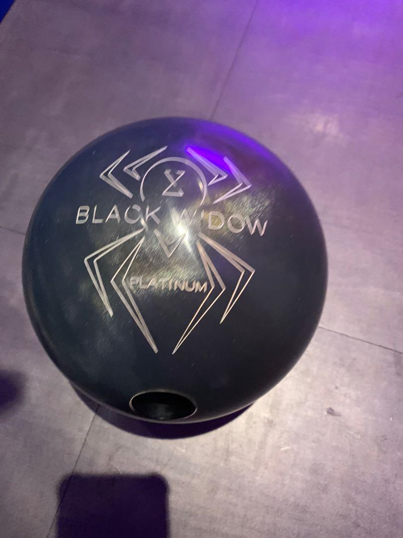 Hammer Black Widow Platinum bowling ball 15lbs, Sports Equipment