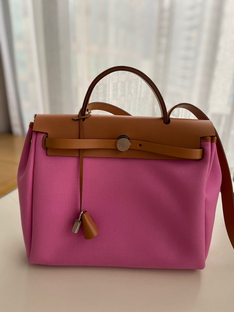 Hermes, Bags, Hermes Herbag 3 Bubblegum