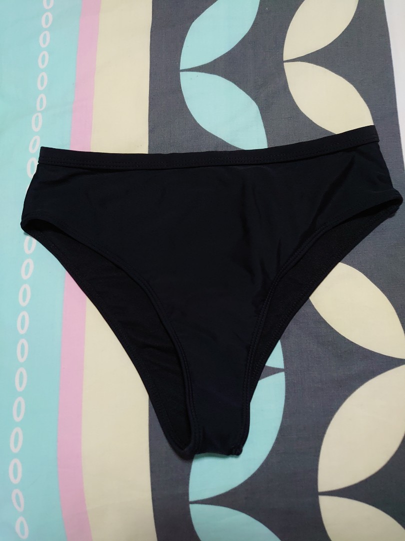 bikini slip high waist black