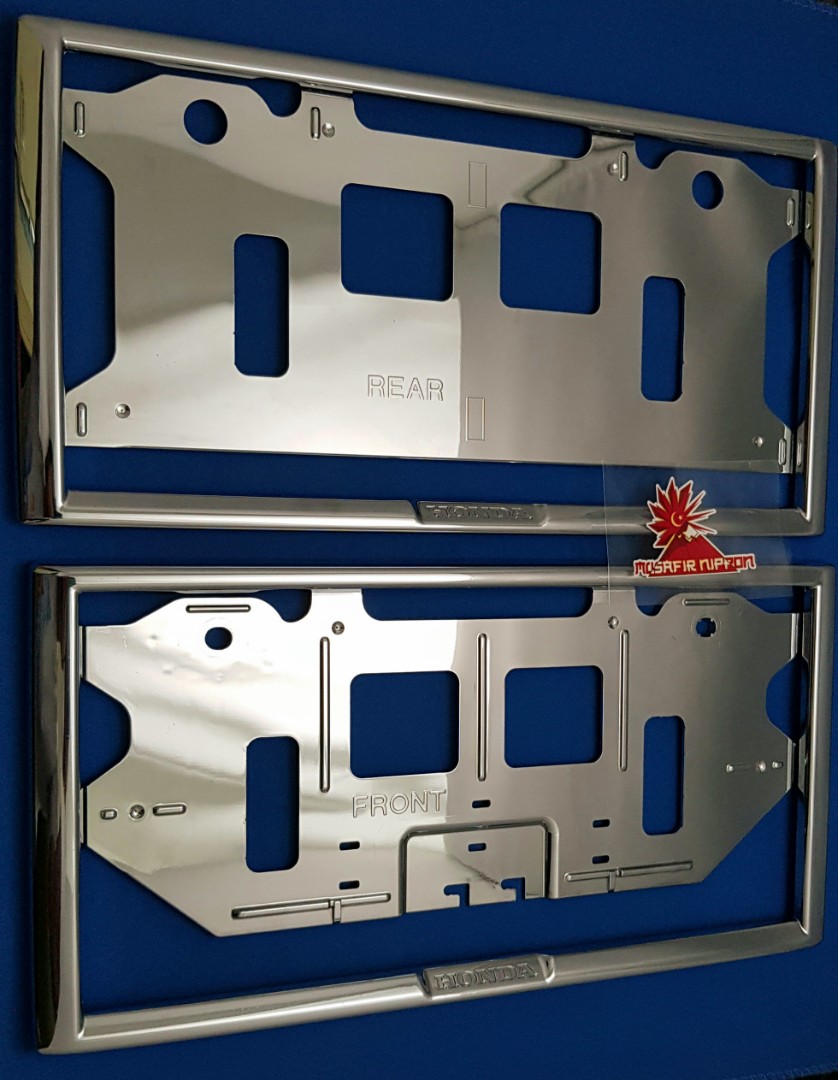 Jdm honda license hot sale plate frame