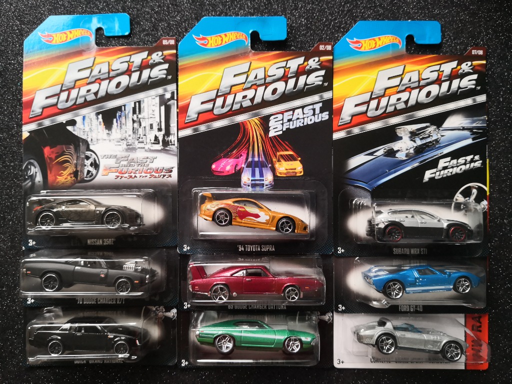 Hot Wheels Fast & Furious 2015 Set, Hobbies & Toys, Toys & Games