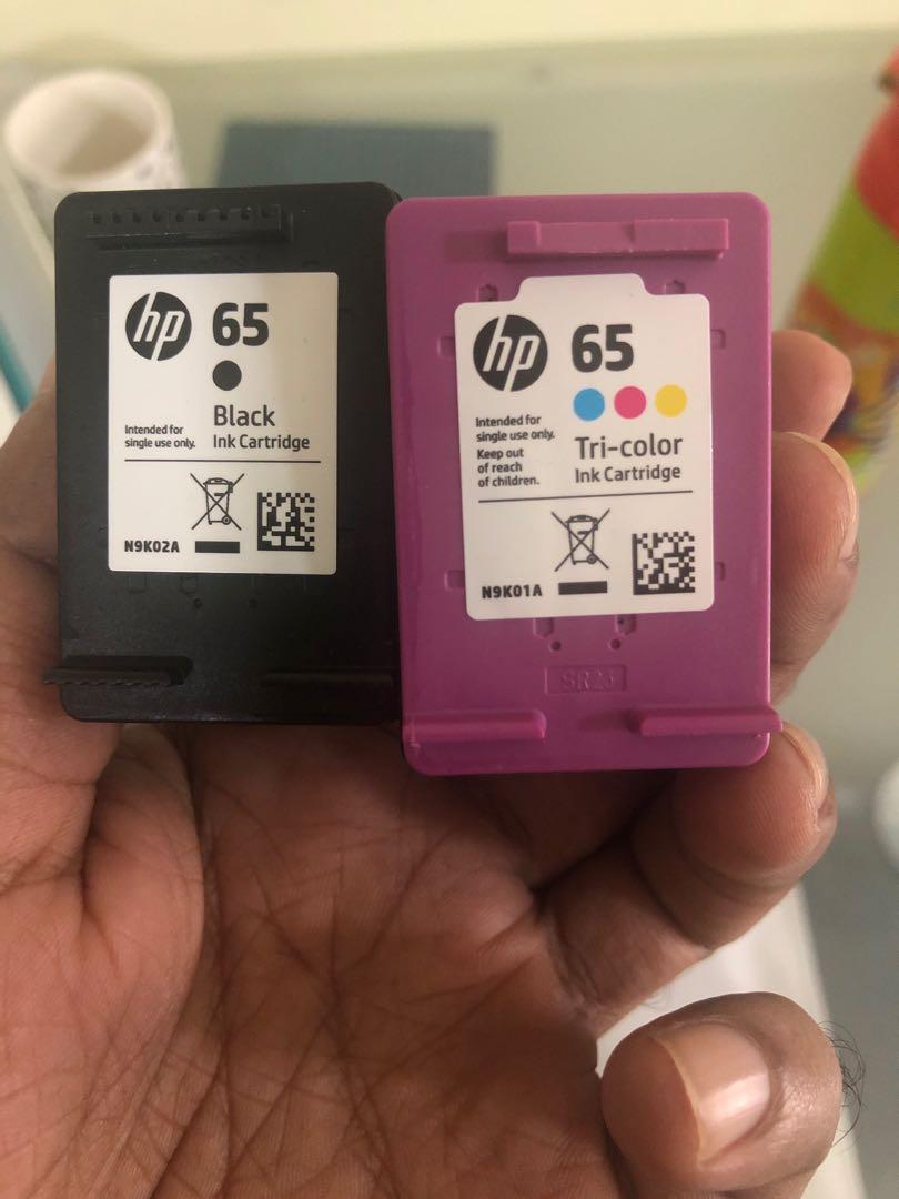 Hp ink 65 black 1 and Color 1 ( 2 inks total ), Computers & Tech ...