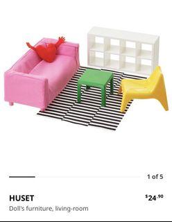 IKEA HUSET DOLL FURNITURE, LIVING ROOM