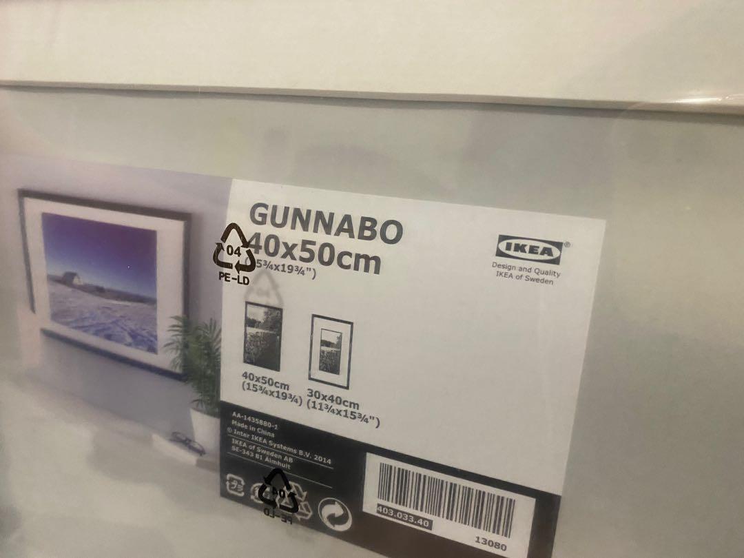 IKEA Photo Frame Gunnabo 40 x 50 cm Bye2021, Furniture & Home Living