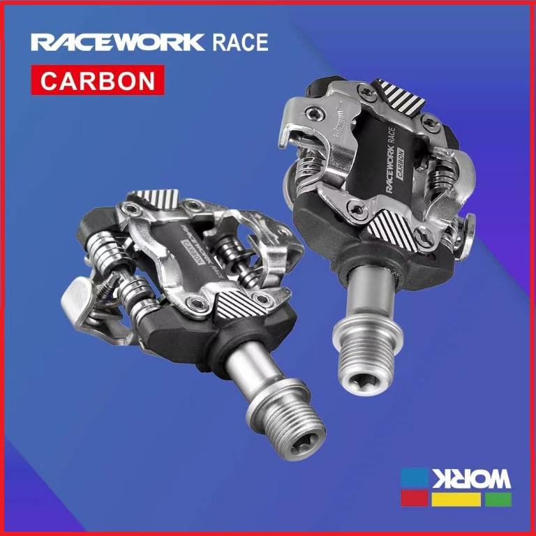 In Stock RACEWORK X M8100 Self Locking SPD Pedals MTB Components Using for Bicycle Racing Mountain Bike Carbon Parts Pedal Lock Pedal Sports Equipment Bicycles Parts Parts Accessories on Carousell