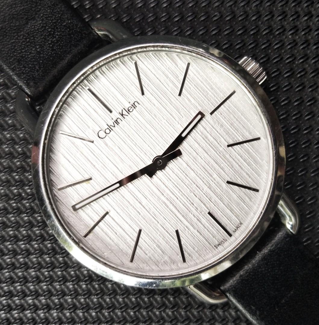 Jam calvin Klein original.swiss watch.Jam tangan CK, Fesyen Pria, Jam  Tangan di Carousell