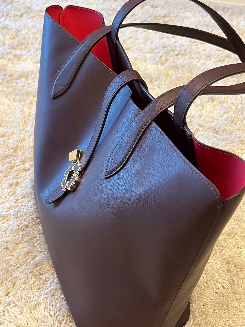 Kate spade Burgundy all day leather tote Women s Fashion Bags