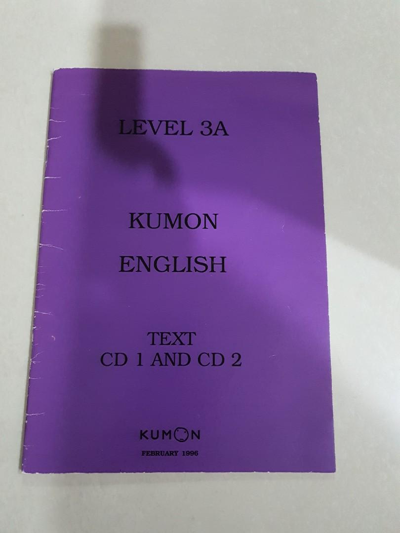 Kumon English text CD 1 and CD 2, Hobbies & Toys, Books & Magazines