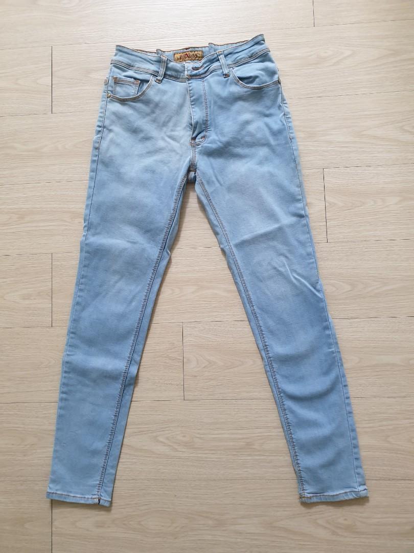Light blue denim / jeans, Fesyen Wanita 