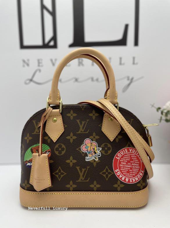 URGENT SALE!!! Authentic Alma BB World Tour Monogram, Luxury, Bags &  Wallets on Carousell