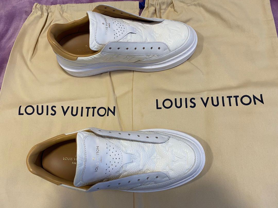 Buy Louis Vuitton Beverly Hills 'White Brown Monogram Embossed' - 1A8V3H