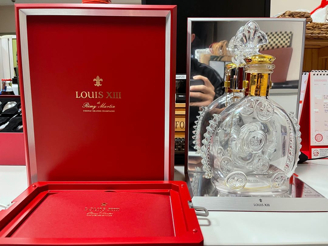 Louis xiii empty bottle full set, Food & Drinks, Alcoholic Beverages on ...