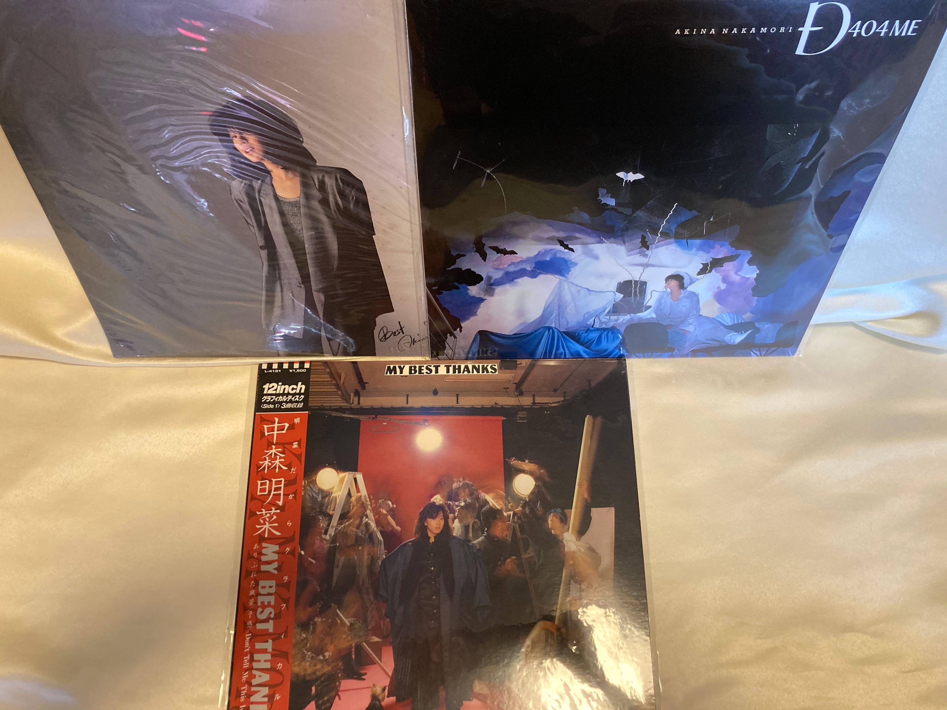 三隻日本版中森明菜LP黑膠唱片, 興趣及遊戲, 音樂樂器 配件, 音樂與媒體- 黑膠碟- Carousell