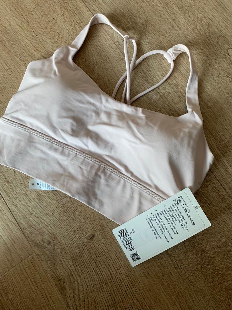 Lululemon free to be bra long line (brand new), 女裝, 運動服裝