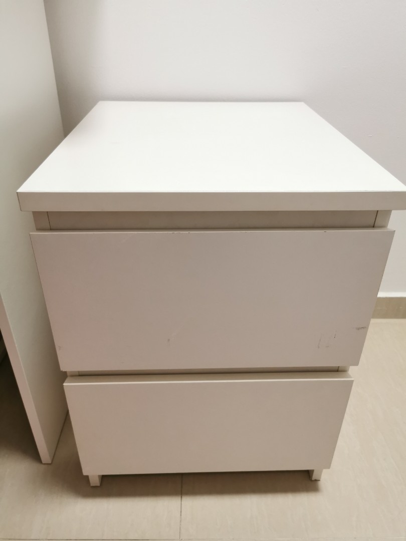 Malm side table, Furniture & Home Living, Furniture, Shelves,