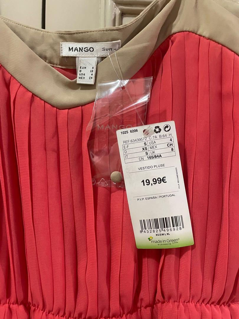 Mango pleated pink dress (Category: Dresses) located in Quezon City. Submitted by jujuloco (Listing ID 1134988884, Image 3). Description: New Mango pleated pink dress. Size Small. Elasticated waist button closure and side zipper. Mop: gcash or bpi Shipping costs paid by buyer. .