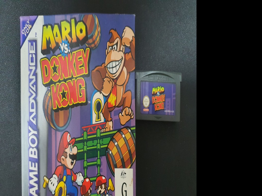 Mario vs Donkey Kong (Nintendo Game Boy Advance GBA) Complete CIB