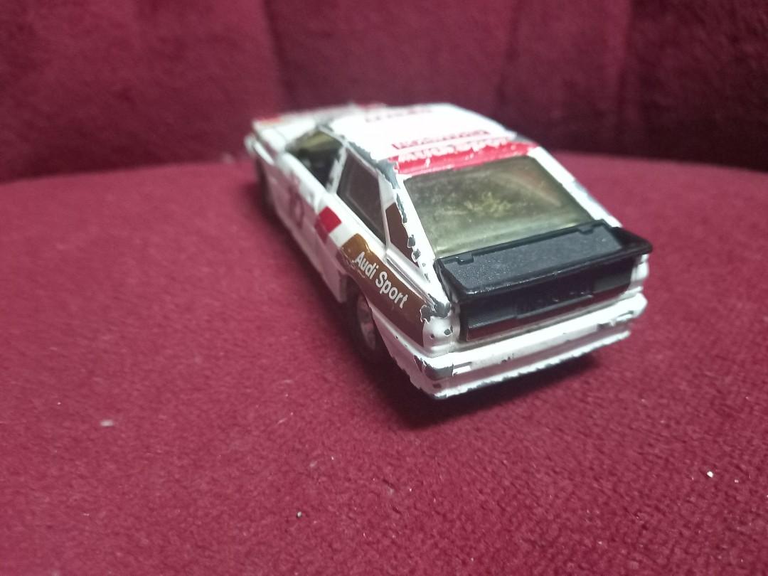 Matchbox Super Kings 1982 Audi Quattro (Category: Vehicle & Diecast Models) located in Malabon City. Submitted by samflores2k4t7 (Listing ID 1134956962, Image 3). Description: For sale Matchbox Super Kings 1982 Audi Quattro 5 inches lenght Issue gas gas paint chip at kulang foglamp.