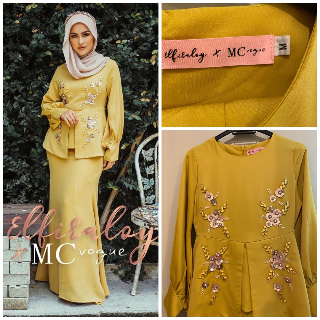 Baju kebaya peplum top