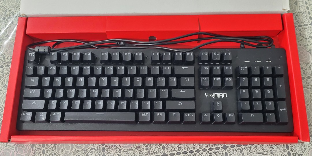 keyboard da gaming keyboard black ruby rainbow