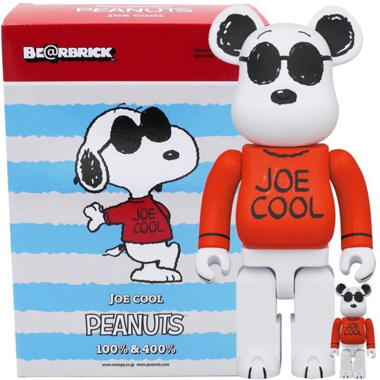 Medicom Toy Be@rbrick Bearbrick PEANUTS Snoopy Joe Cool 100% & 400 
