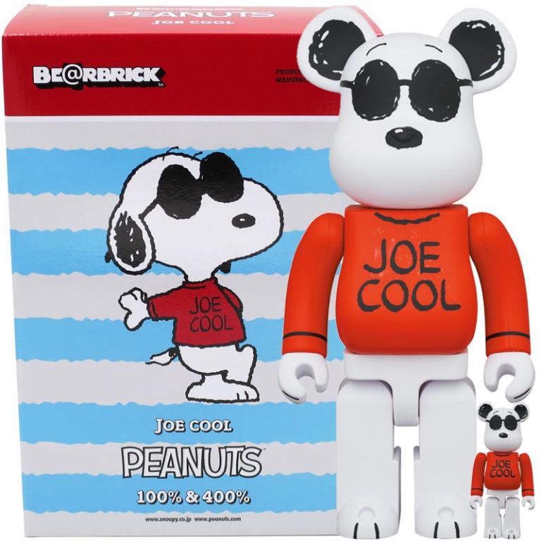 Medicom Toy Be@rbrick Bearbrick PEANUTS Snoopy Joe Cool 100% & 400